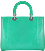 Lady Dior Green Python
