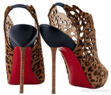 Markesling Leopard Cut-out Slingback