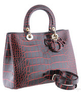Black/Red Crocodile Diorissimo