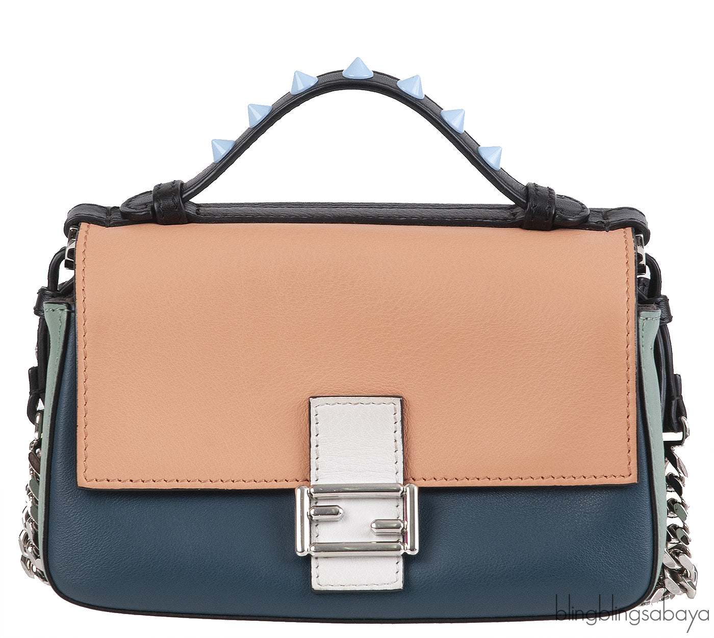 Fendi Baguette Micro Double-Sided Monster Crossbody Bag