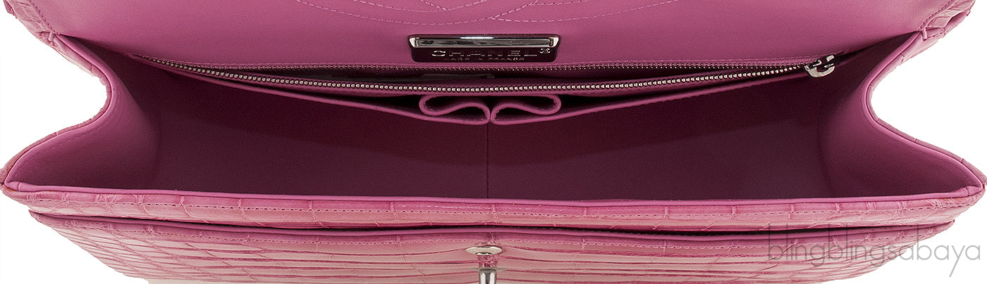 Gradient Pink Jumbo Crocodile