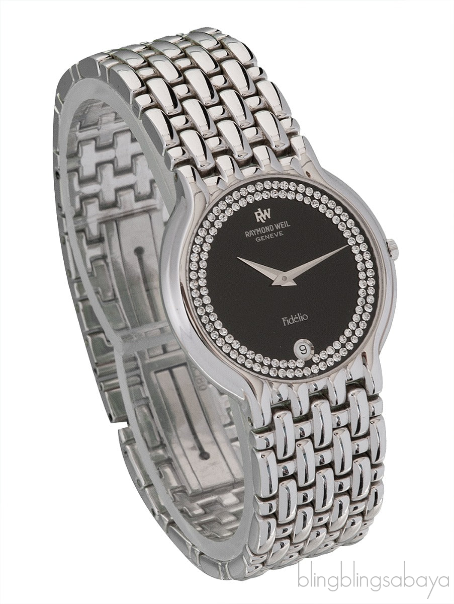 Fidelio 4802 White Gold Plated Diamond Watch