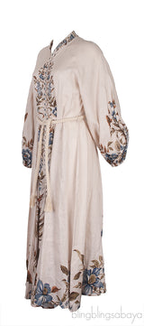 Aliane Billow Linen Long Dress