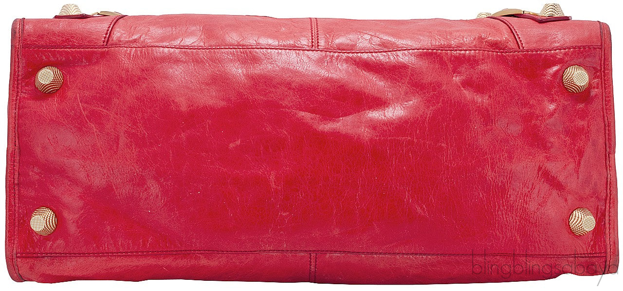 Coral Red Giant Work Bag