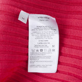 Fuchsia Pink Knit Ribbed Dress