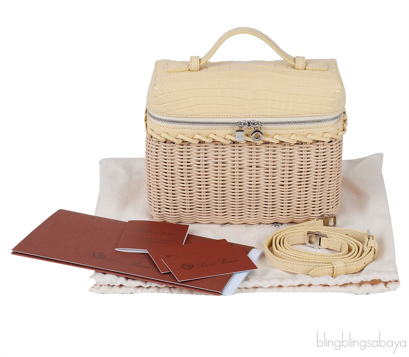 Extra Pocket L19 Wicker Crocodile Bag LTD.