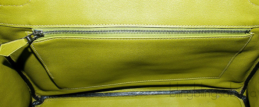 Birkin 35 Vert Anis Porosus PHW
