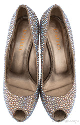 Crystal Embellished Pump