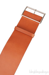 Brown Bianca Wide Belt