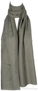 Logomania Green Cashmere Shawl