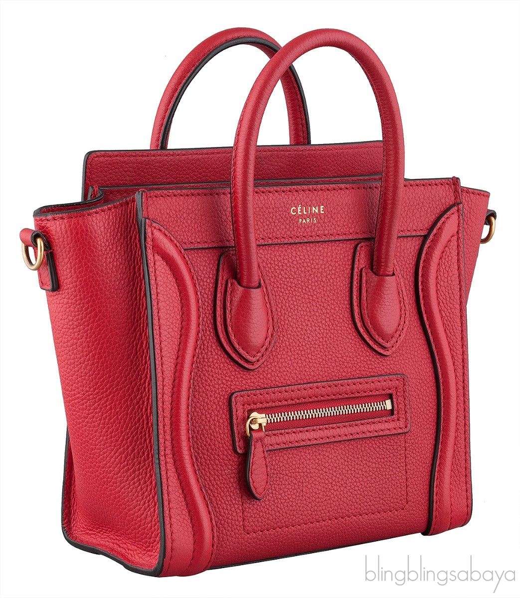 Red Nano Luggage Shoulder Bag
