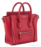Red Nano Luggage Shoulder Bag