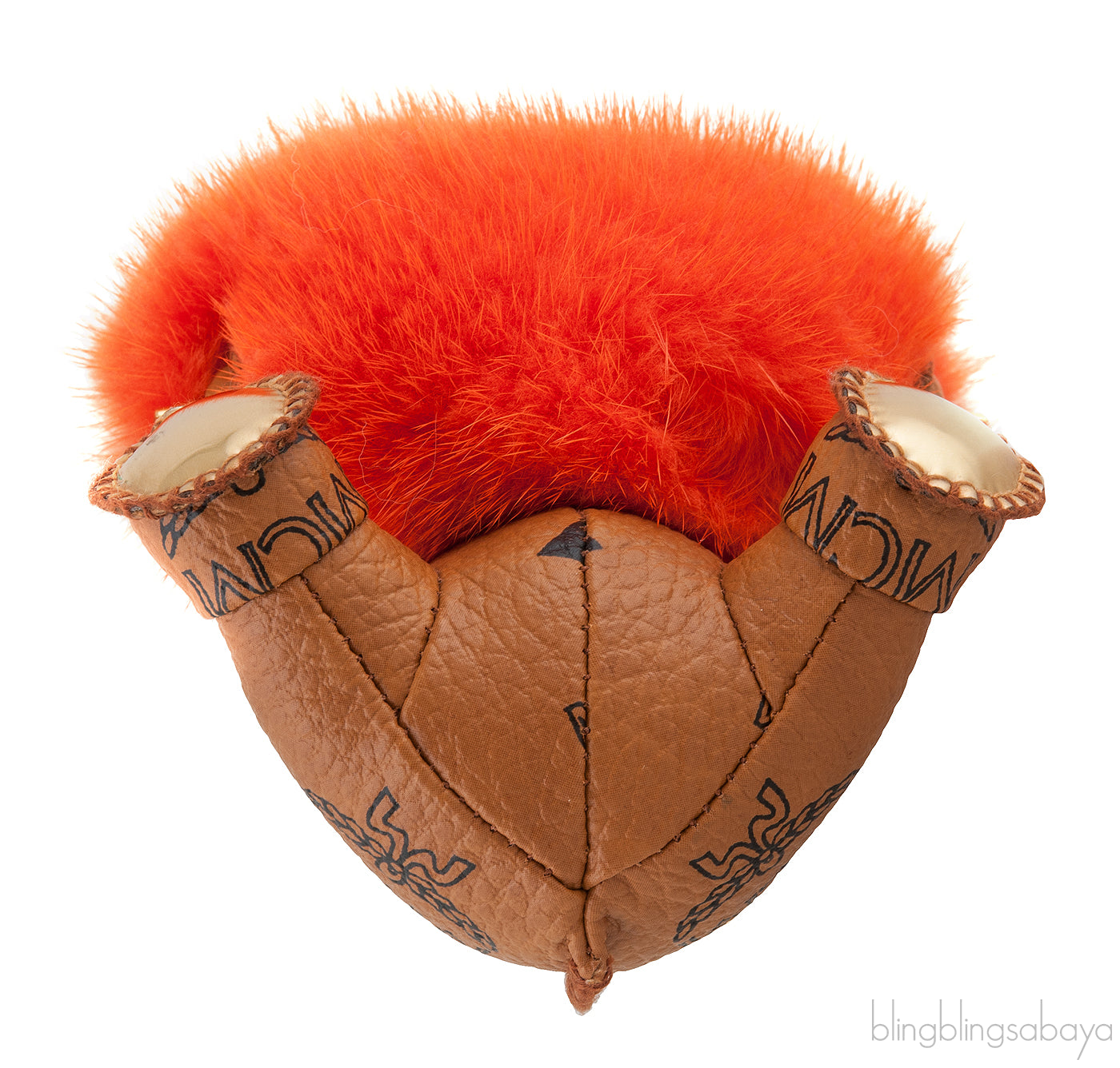 MCM Rabbit Heart Fur Charm