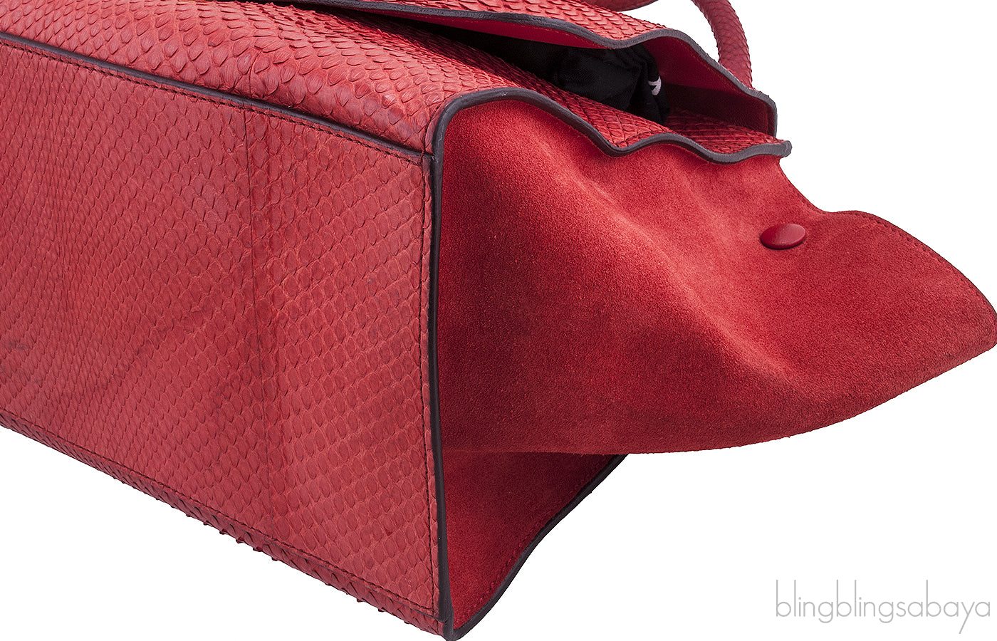 Trapeze Luggage Python Red*