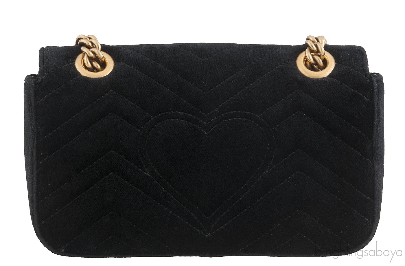 Black Marmont Velvet Mini Bag