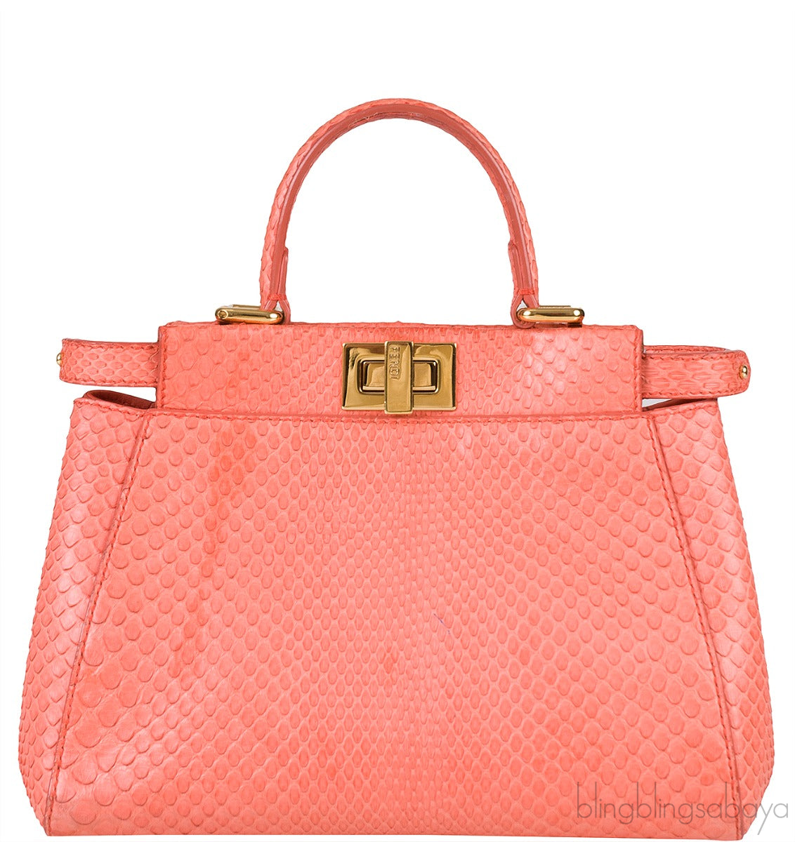 Orange Python Mini Peekaboo
