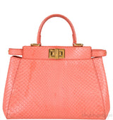 Orange Python Mini Peekaboo