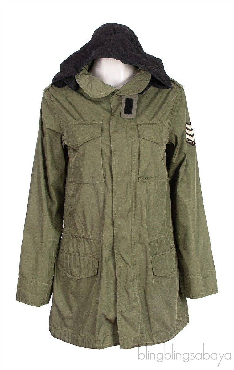 Army Green Polyester Jacket