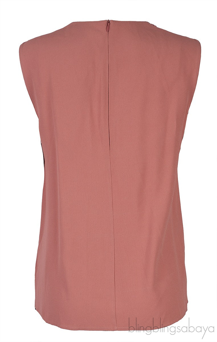 Old Rose Sleeveless Top