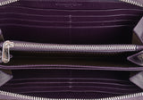Dior Plum Cannage Patent Continental Wallet