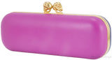 Bicolor Skull Leather Box Clutch*