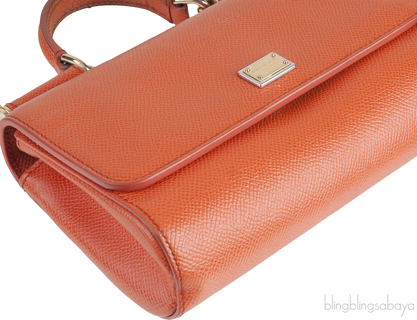 Orange Dauphine Mini Bag