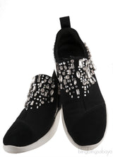 Gemma Crystal Black Sneaker
