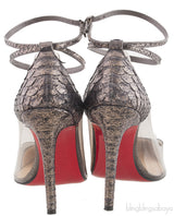 Un Bout PVC Silver Metallic Python