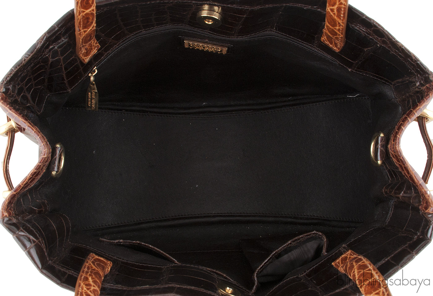 Lana Marks Positano Alligator Bag