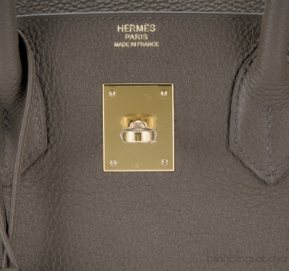 Birkin 30 Taupe Togo GHW