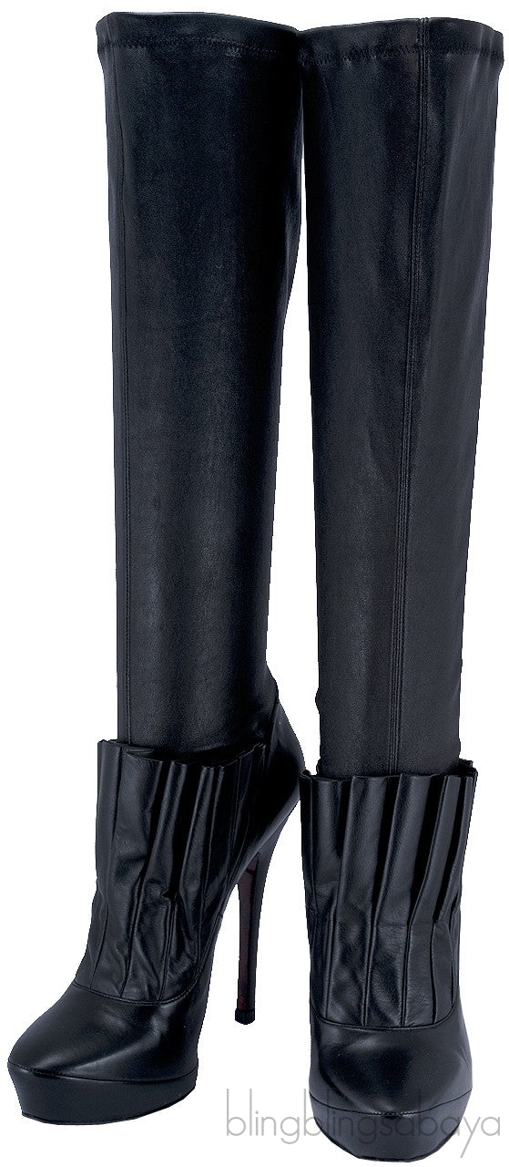 Black Leather Boots
