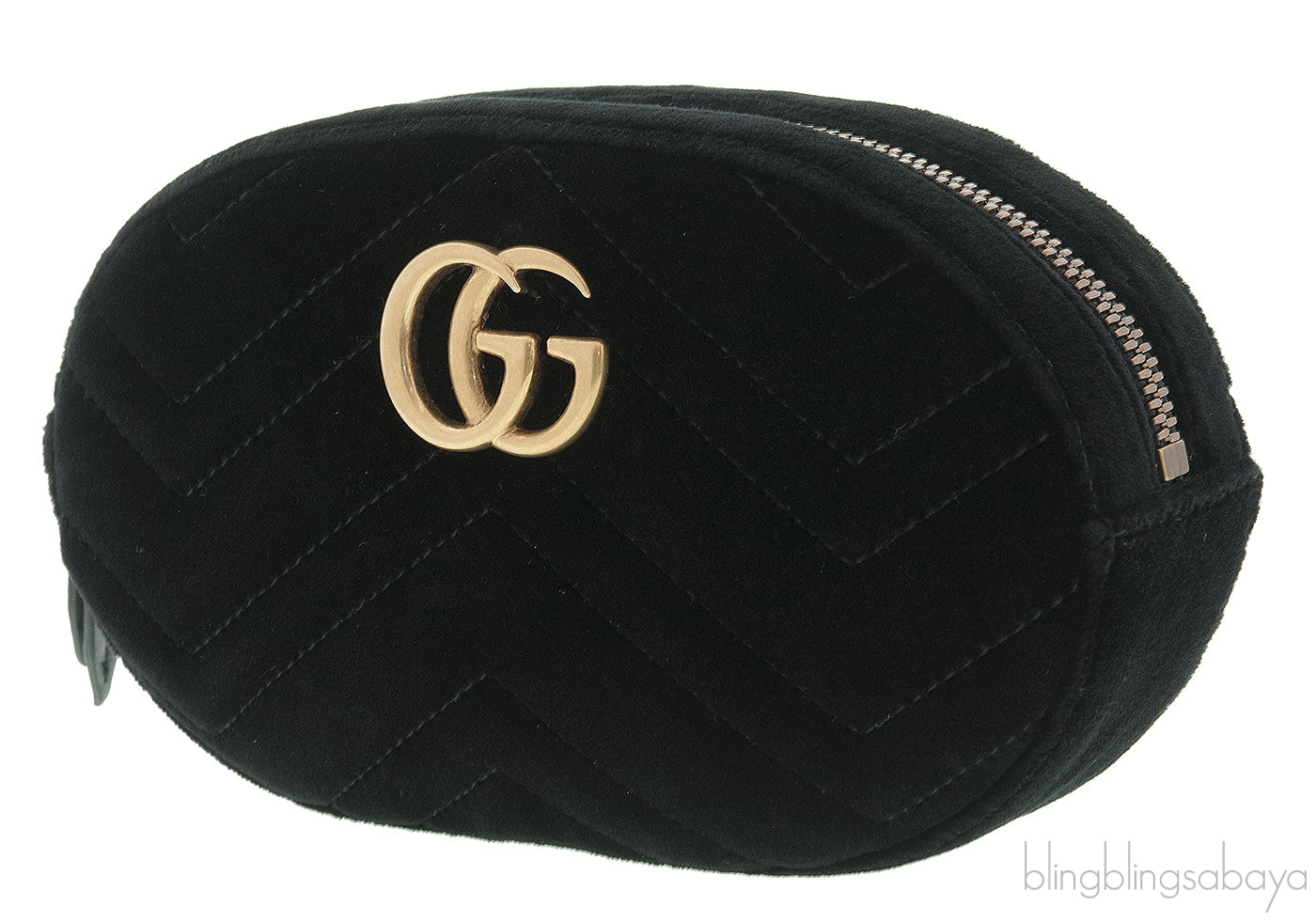 GG Marmont Velvet Belt Bag