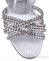 Maggie Crystal Slingback Sandals
