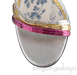 Haines Sequined Sandals Multicolor
