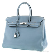 Birkin 35 Blue Lin Togo PHW