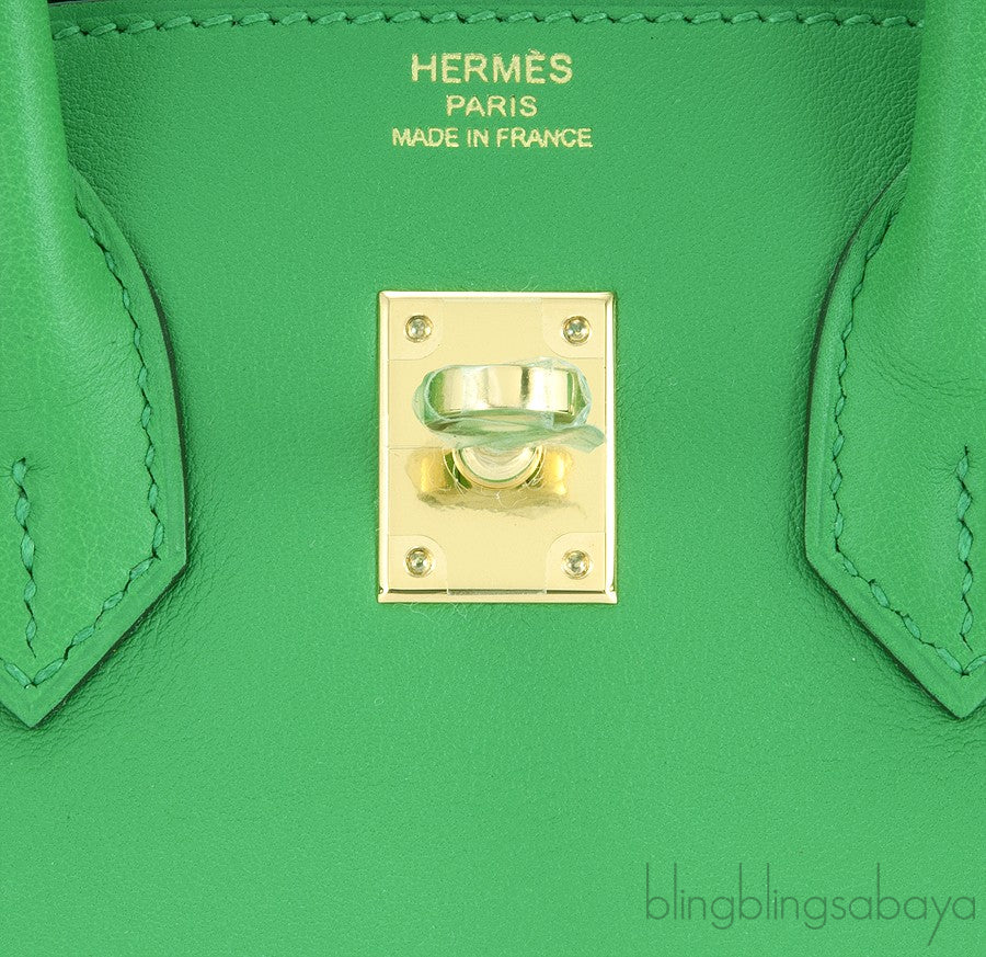 Birkin 25 Bambou Swift GHW