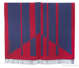 Red & Blue Blanket Throw