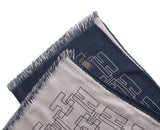 Reversible H Print Shawl