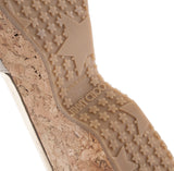 Panna Snake Print Leather Sandals