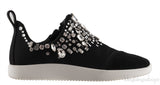 Gemma Crystal Black Sneaker
