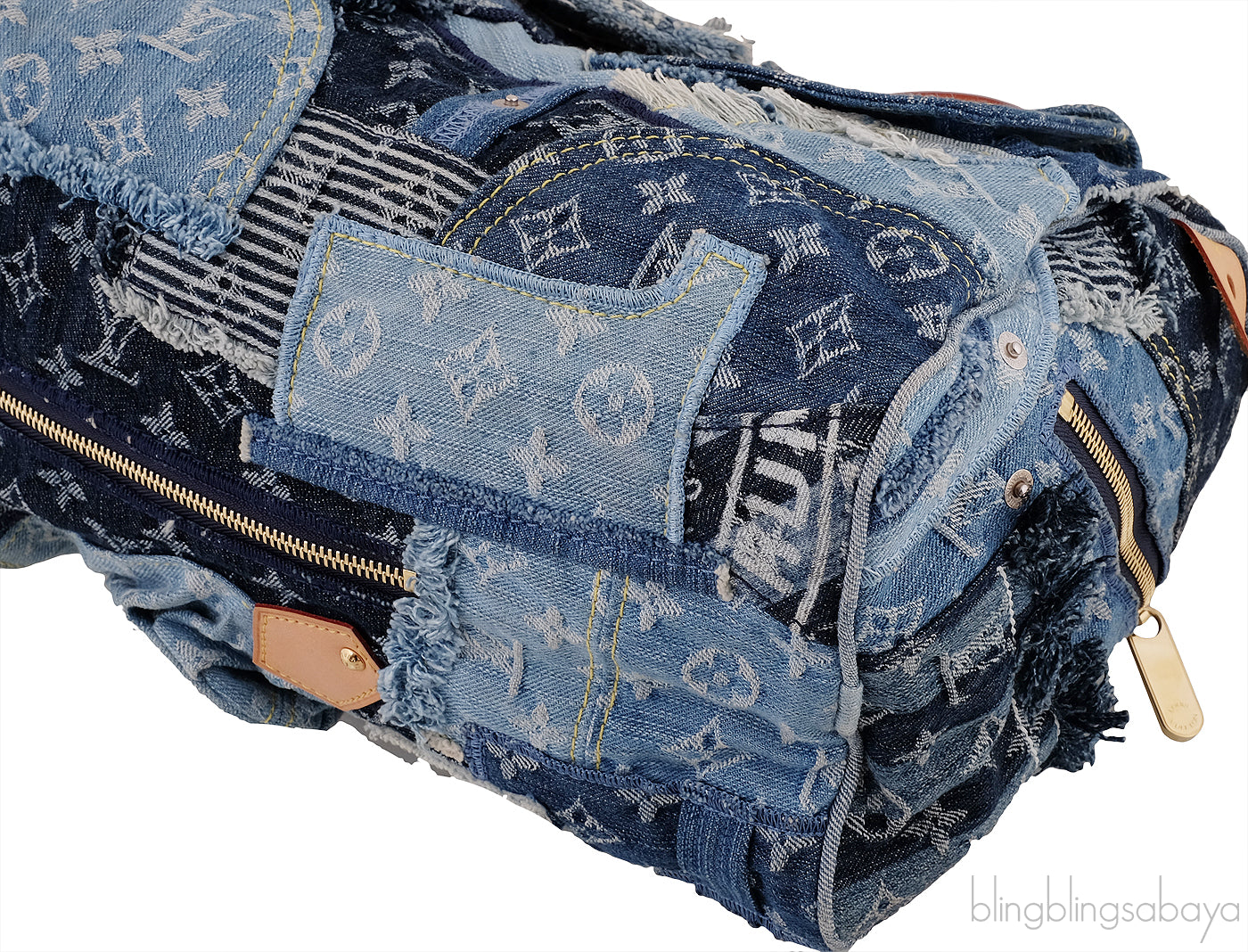 Denim Patchwork Speedy 30