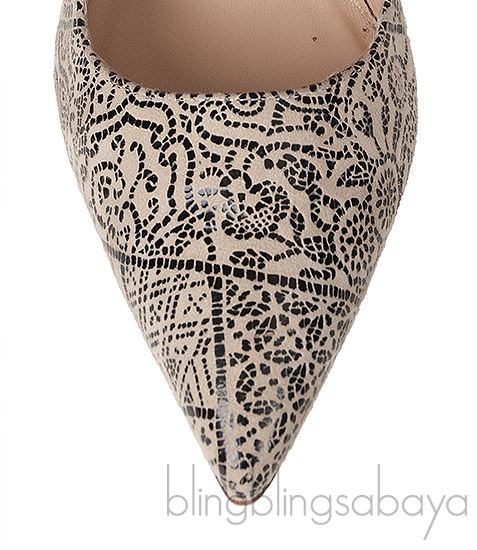 Manolo Blahnik BB Printed Suede Pump