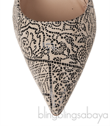 Manolo Blahnik BB Printed Suede Pump