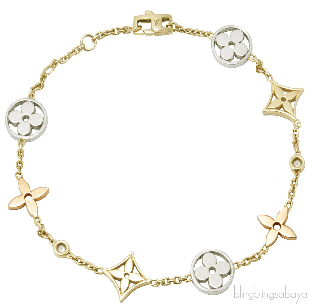 Monogram Idylle 3 Golds Bracelet