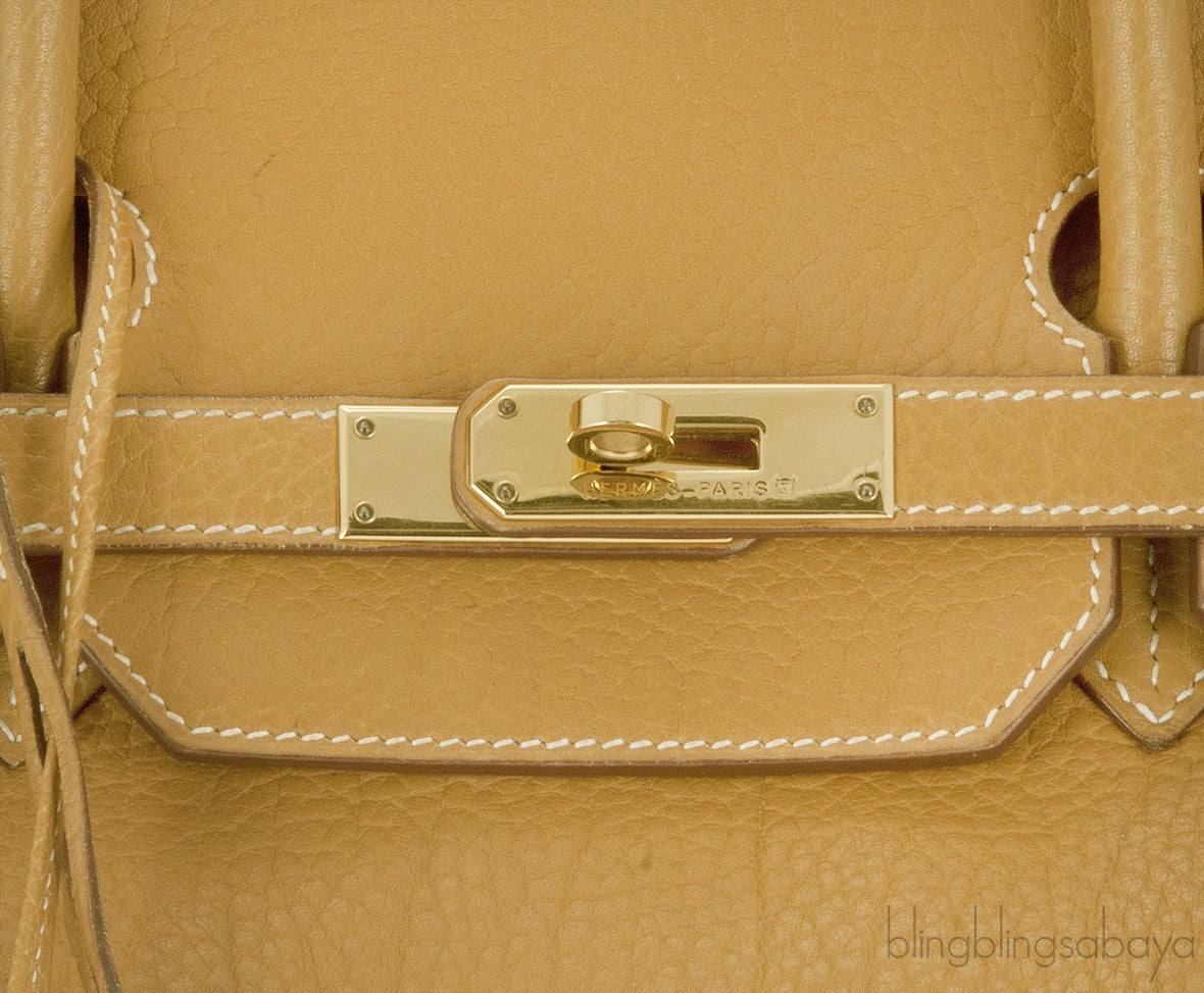 Birkin 40 Gold Vache Fjord GHW