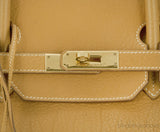 Birkin 40 Gold Vache Fjord GHW
