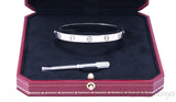 White Gold LOVE Bracelet