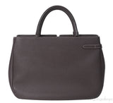 Loro Piana Charcoal Grey Top Handle Bag