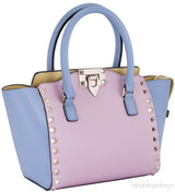 Rockstuds Mini Pastel Leather Tote