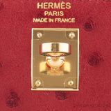 Kelly 25 Rouge VIF Ostrich GHW